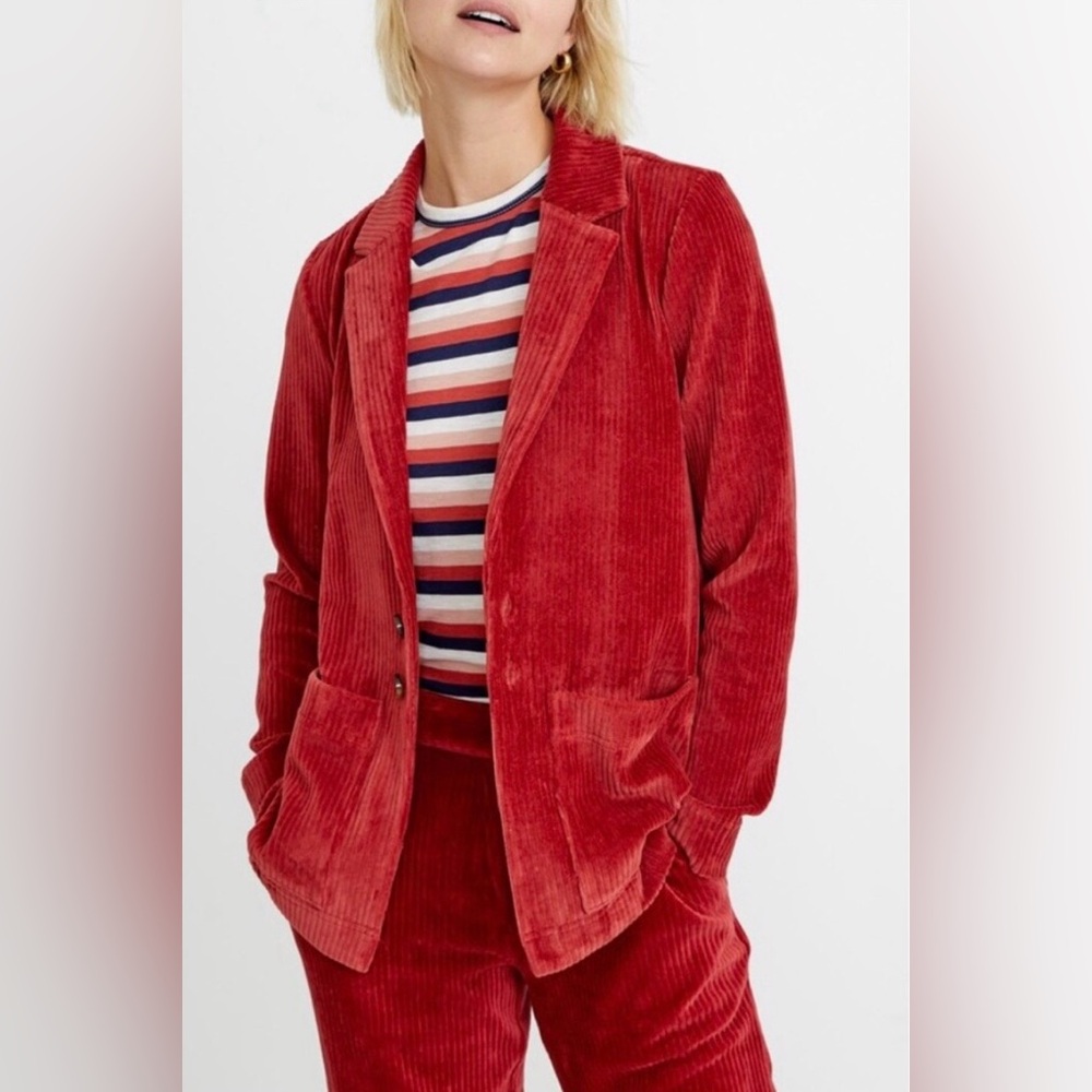 Marine Layer “MONTREAL” Coral Corduroy Jacket & pants